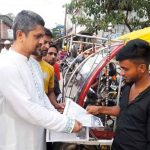 বাউফলে তারেক রহমানের ৩১দফার লিফলেট বিতরণ